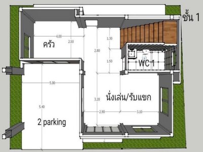 ขายบ้านเดี่ยว 2 ชั้น สร้างใหม่ 31.5 ตรว. 3 ห้องนอน หมู่บ้านเมืองทอง พัฒนาการ 65 ใกล้ Airport Rail Link หัวหมาก - รูปที่ 7