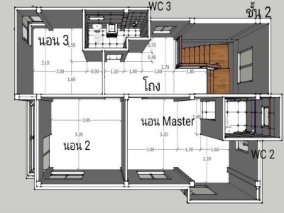 ขายบ้านเดี่ยว 2 ชั้น สร้างใหม่ 31.5 ตรว. 3 ห้องนอน หมู่บ้านเมืองทอง พัฒนาการ 65 ใกล้ Airport Rail Link หัวหมาก - รูปที่ 8
