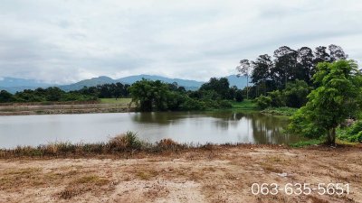 ขายที่ดินทำเลทอง หน้าติดถนน 4 เลน–หลังติดคลองบ้านนา ช่วงคลองกว้างมาก ทางเข้าออกง่าย ถมเต็มแปลงแล้ว ระดับเสมอถนน - รูปที่ 5