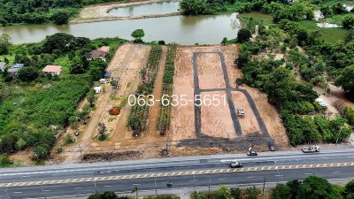 ขายที่ดินทำเลทอง หน้าติดถนน 4 เลน–หลังติดคลองบ้านนา ช่วงคลองกว้างมาก ทางเข้าออกง่าย ถมเต็มแปลงแล้ว ระดับเสมอถนน - รูปที่ 8