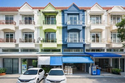 แยกวัชรพล 1 กม. สุขาภิบาล 5  ใกล้ตลาดถนอมมิตรและเพลินนารี่มอลล์ ให้เช่า อาคาร 3 ชั้นครึ่ง 2นอน 3น้ำ ระบบไฟฟ้า 3 เฟส - รูปที่ 2