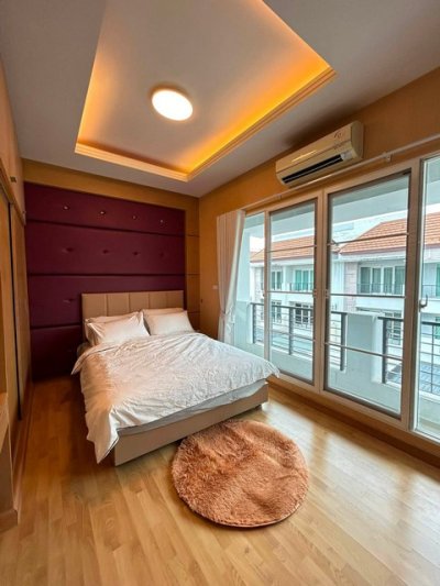 ให้เช่าทาวน์โฮม 3 ชั้น 3 ห้องนอน บ้านกลางเมือง S-Sense ประดิษฐ์มนูญธรรม 3 (ซอยลาดพร้าว 84) รีโนเวทใหม่ทั้งหลัง ใกล้ Central Eastville - รูปที่ 5