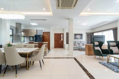 ใกล้ม.นานาชาติแสตมฟอร์ด 240 ม. Pool Villa ให้เช่าคฤหาสน์หรู 3 ชั้น 6นอน พระราม9 Motorway 6 น้ำ เฟอร์ เครื่องใช้ไฟฟ้าครบ ตลาดพัฒนาการ 1.1 กม - รูปที่ 6