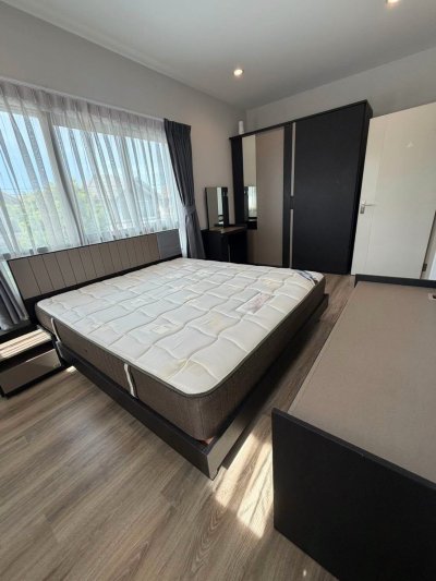 บ้านเดี่ยวให้เช่าพร้อมอยู่เฟอร์นิเจอร์ & เครื่องใช้ไฟฟ้าครบมีที่ชาร์จรถยนต์ด้วย - รูปที่ 6