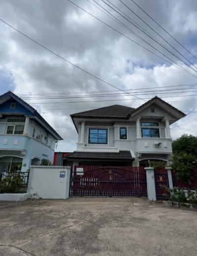 ขายบ้านเดี่ยว 2 ชั้น หลังริม 73.5 ตร.ว. หมู่บ้านออเงินวิลล์ สายไหม สุขาภิบาล 5 ซอย 52  ตรงข้ามตลาดออเงิน