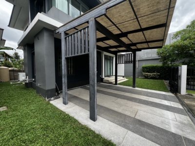 ให้เช่าบ้านเดี่ยว 2 ชั้น หมู่บ้านเศรษฐสิริ-กรุงเทพกรีฑา พร้อมเฟอร์นิเจอร์  ใกล้ แอร์พอร์ตลิงค์ สนามบินสุวรรณภูมิ สะพานสูง บางกะปิ