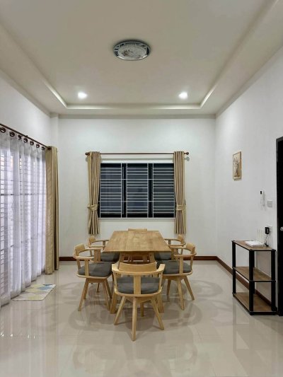 ให้เช่าบ้านเดี่ยวชั้นเดียว นิคมพัฒนาซอย9 ระยอง พร้อมเฟอร์นิเจอร์ครบ - รูปที่ 3
