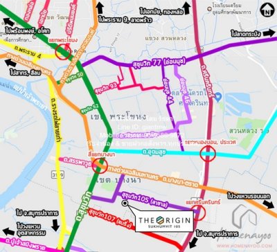 DSL-149 ให้เช่า คอนโด THE ORIGIN Sukhumvit 105 ดิ ออริจิ้น สุขุมวิท 105 29 ตร.ม. ชั้นที่ 3 ห้องนอน 1 ห้อง ห้องน้ำ 1 ห้อง - รูปที่ 2