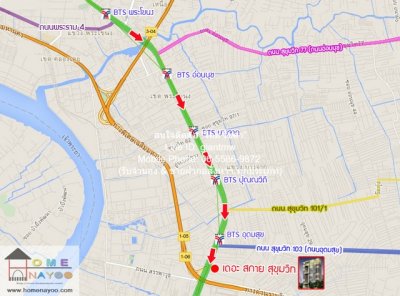 DSL-145.2 ให้เช่า คอนโด The Sky Sukhumvit ชั้นทั้งหมด 22 ชั้น 80 ตร.ม. - รูปที่ 2