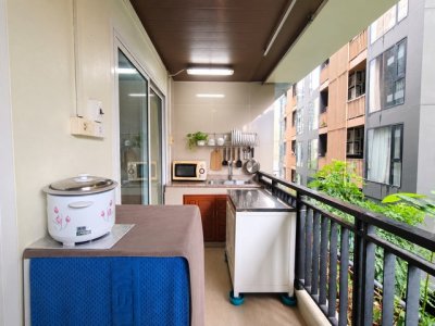 คอนโดห้องมุม 2 ห้องนอนของจริง ห่างจากโลตัสสุขุมวิท50เพียง100ม The Next Garden Mix 2ห้องนอน 1ห้องน้ำ  ห้องภาพดีมากไม่ต้องซ่อม ไม่เคยปล่อยเช่า - รูปที่ 6