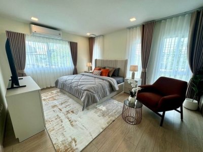 ให้เช่าบ้านเดี่ยว 2 ชั้น หลังมุมสวย หน้าบ้านวิวสระน้ำ (Lake View) โครงการ Villaggio 3 ศรีนครินทร์ บางนา 4 ห้องนอน 3 ห้องน้ำ 2 ที่จอดรถ - รูปที่ 7