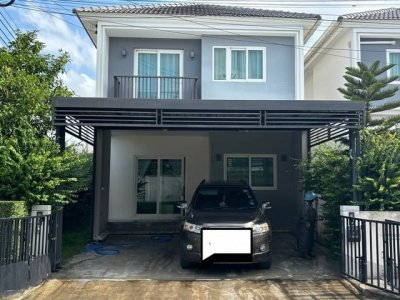 ให้เช่า บ้านแฝดถ.กาญจนาภิเษก ฝั่งตะวันออก ใกล้ มอเตอร์เวย์ และแอร์พอร์ต ลิงก์ สถานีบ้านทับช้าง  ชวนชื่น พาร์ค อ่อนนุช–วงแหวน - รูปที่ 8