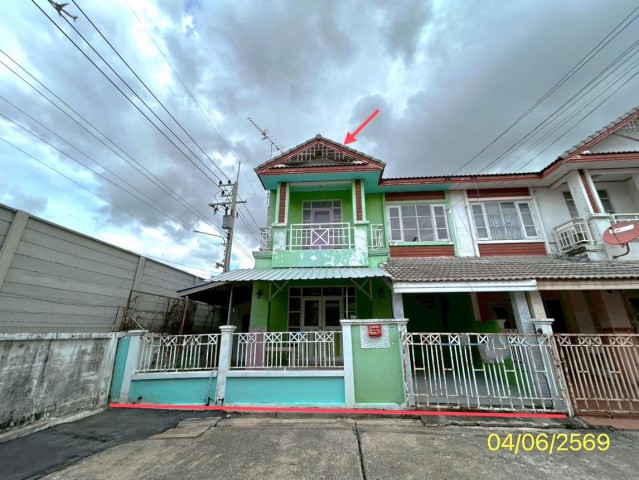 ขายทาวน์เฮ้าส์ปทุมธานี โครงการ บ้านฟ้า รังสิต-คลอง 2 อำเภอธัญบุรี