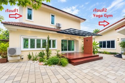 ให้เช่าคฤหาสน์ 2หลัง 4-7นอน ซาฟารีเวิลด์ คู้บอน  บ้านเดี่ยว 2 ชั้น รักสัตว์ 184ตรว. 280ตรม กว้างมาก  3น้ำ 3จอดรถ 6แอร์ ติดถนน แฟชั่น - รูปที่ 7