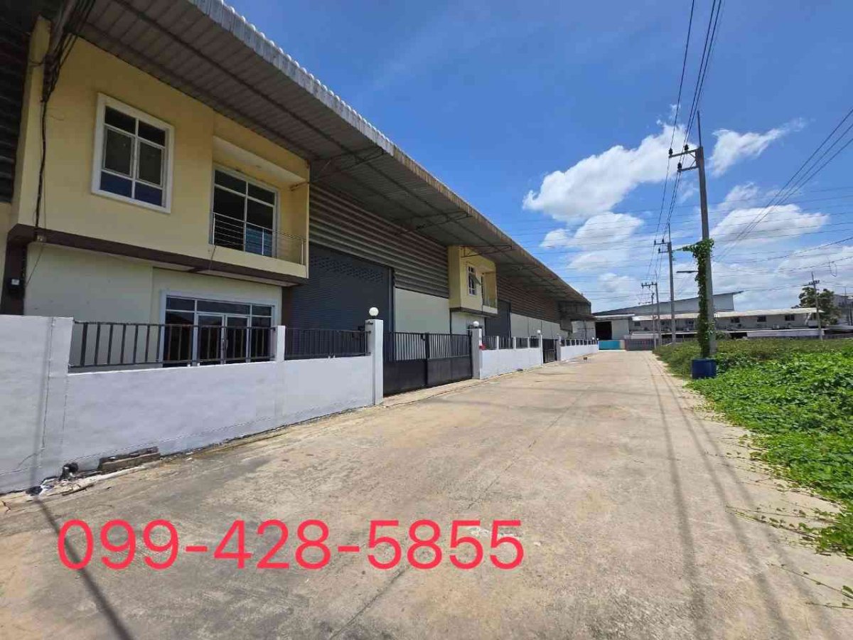 ขาย / ให้เช่า โกดัง–โรงงานขนาด 160 ตร.ว. 1ไร่พร้อมออฟฟิศ 2 ชั้น เมืองสมุทรสาคร