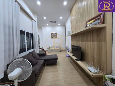 ขายบ้านเดี่ยวชั้นเดียว รีโนเวทใหม่ทั้งหลัง ไสตล์มินิมอล สวย น่ารัก  หมู่บ้านมณีรินทร์ กรีนพาร์ค อ่างศิลา ต.เสม็ด อ.เมืองชลบุรี จ.ชลบุรี - รูปที่ 4