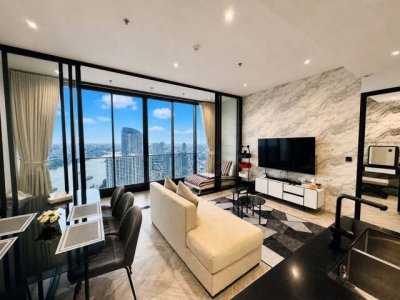 Experience High-Floor Waterfront Living Modern 78.8 SQ.M. 2BR Residence at Chapter One Charoennakon Riverside - รูปที่ 2