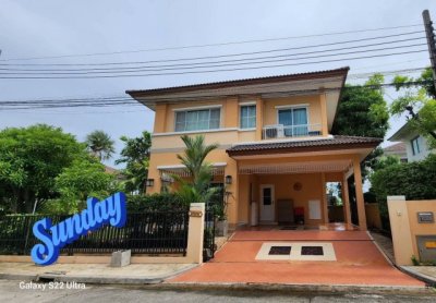 ให้เช่าบ้านเดี่ยว ชลลดา สุวรรณภูมิ  หลังมุม 3 นอน 3 น้ำ ขนาด 67 ตรว. - รูปที่ 7