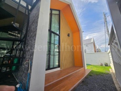 บ้านเดี่ยว ชั้นเดียว 91 ตรว. สไตล์นอร์ดิก (Nordic House Style) สวยหรู ร่มรื่น กว้างขวาง พร้อมเข้าอยู่ได้ทันที - รูปที่ 6