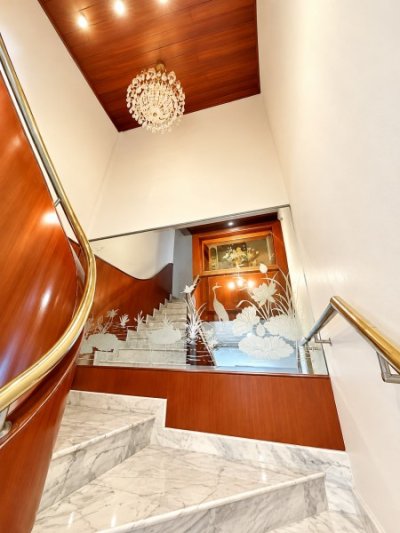 260929makotans ให้เช่า บ้าน 4-5นอน 5 น้ำ 150ตร.ว. 500ตร.ม. MRTไทรม้า 540ม. รัตนาธิเบศร์-ท่าอิฐ บ้านหรู 2 ชั้นจัดเต็มเฟอร์ฯ เครื่องใช้ไฟฟ้า - รูปที่ 2