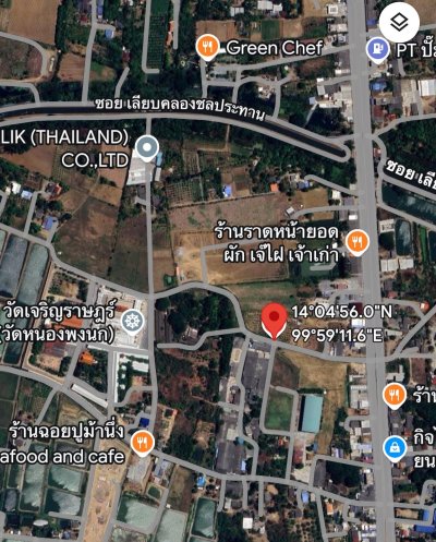 ขายถูกมาก!! ที่ดินเปล่า 154 ตร.ว. ทำเลทอง อ.กำแพงแสน จ.นครปฐม ใกล้ถนนมาลัยแมน 1 นาที ใกล้  ม.เกษตร - รูปที่ 4