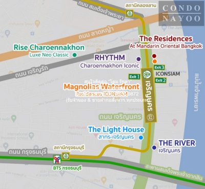 DSL-919 ขาย คอนโด แมกโนเลียส์ วอเตอร์ฟรอนท์ เรสซิเดนซ์ Magnolias Waterfront Residences 160000000 บาท กรุงเทพ คลองสาน - รูปที่ 2