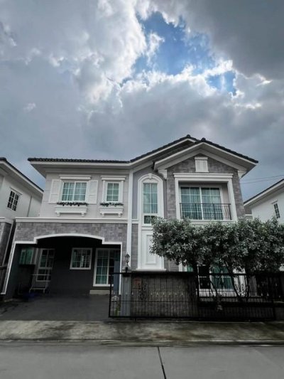 ให้เช่าบ้านเดี่ยว 2 ชั้น 151 ตร.ม. โครงการโกลเด้น นีโอ บางนา-สวนหลวง เฟอร์นิเจอร์ครบ