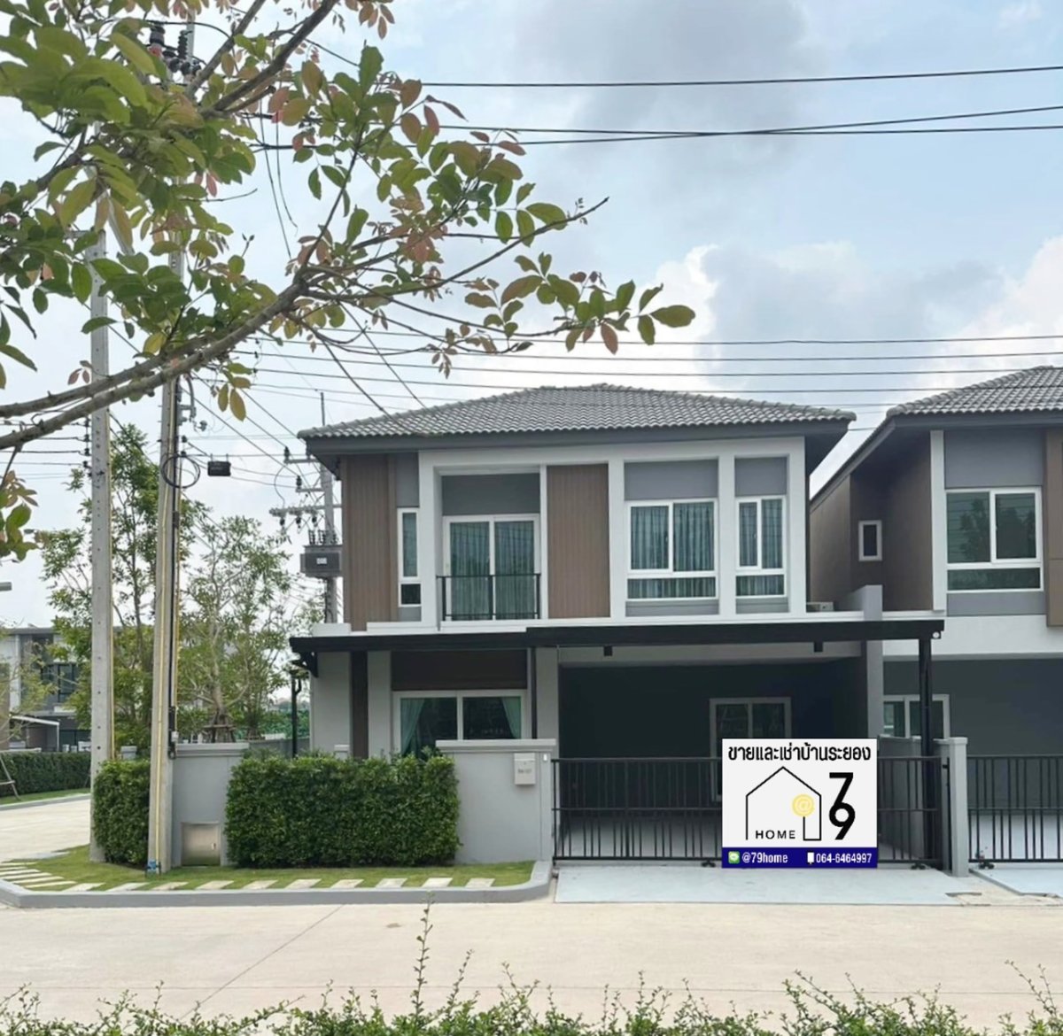 ให้เช่าบ้านเดี่ยว 2 ชั้นพร้อมเฟอร์นิเจอร์ครบ ใกล้ขนส่งใหม่ ใกล้ตัวเมืองระยอง