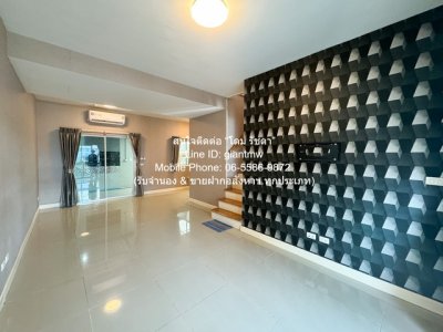 AHB-011 ขาย ทาวน์เฮ้าส์ ทาวน์โฮม 2 ชั้น (รีโนเวท และต่อเติมแล้ว) ในหมู่บ้าน ถนนสามวา รามอินทรา-มีนบุรี 17.8 ตร.ว. 3 น 2 น้ำ 1 จอดรถ ราคา - รูปที่ 2