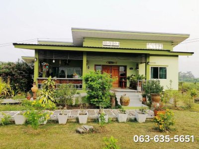 ลดเกือบล้าน บ้านสวนเกษตรผสมผสาน 5 ไร่กว่า ใกล้ตัวเมืองนครนายกเพียง 7 กม. บรรยากาศสงบ มองเห็นแนวเขาใหญ่ - รูปที่ 2