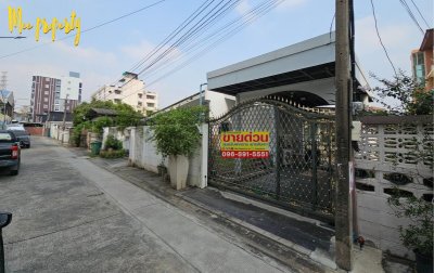 #บ้านชั้นเดียว 64 ตร.ว. รัชดานิเวศน์ 1/1 ประชาราษฎร์บำเพ็ญ 24 หน้ากว้าง 14.56 เมตร ลึก 17.41 เมตร ME-311