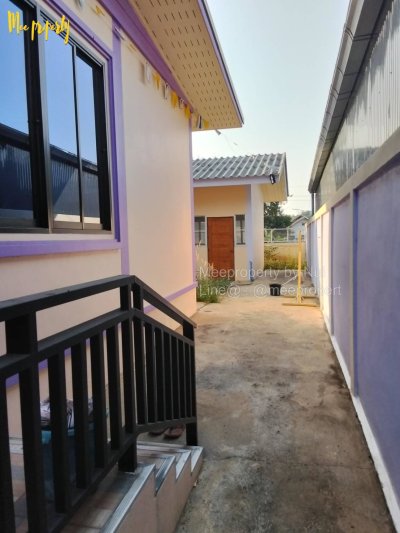 ขายบ้านเดี่ยว 1 ชั้น ขนาดพื้นที่ 100 ตร.ว. พิเศษห้องครัวแยกครัวจากตัวบ้าน เพื่อไม่ให้มีกลิ่นรบกวนเข้าตัวบ้าน บรรยากาศธรรมชาติสุดๆ ME-197 - รูปที่ 4
