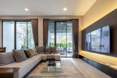 IN-176 ให้เช่าบ้านหรู 3 ชั้น VIVE กรุงเทพกรีฑา 4นอน 1duplex 5 น้ำ มีลิฟท์ส่วนตัว บ้านเปล่าพร้อมยกเฟอนิเจอร์เข้าอยู่ได้เลย - รูปที่ 2