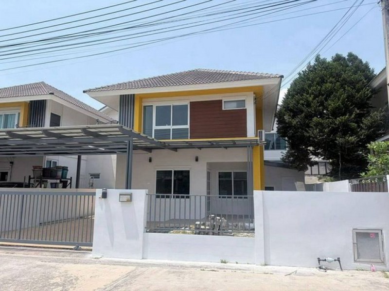 ขายบ้านแฝด พร้อมอยู่ สวนเสือ-ศรีราชา หมู่บ้านแมกโนลีย์ ใกล้ J-Park TP-H2575