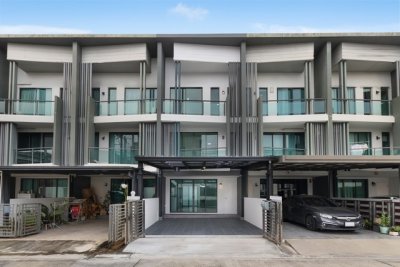 ทาวน์โฮม 3 ชั้น หมู่บ้าน เฌอคูน สาทร-ราชพฤกษ์ รีโนเวทใหม่ พร้อมอยู่ได้เลย ทำเลดีบนถนนสวนผัก ใกล้ทางด่วน