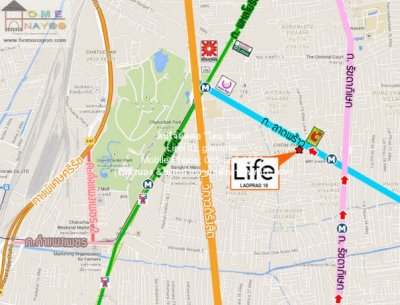 DSL-862.1 ขาย คอนโด Life @ Ladprao 18 กรุงเทพ จตุจักร 69 ตร.ม. ใกล้กับ MRT ลาดพร้าว ชั้นทั้งหมด 32 ชั้น - รูปที่ 2