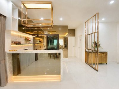 ให้เช่าบ้านเดี่ยวหมู่บ้านเดอะ ซิตี้ พัฒนาการ 97 มีฟิตเนส สวนใหญ่ สนามเด็กเล่น ในหมู่บ้าน - รูปที่ 4