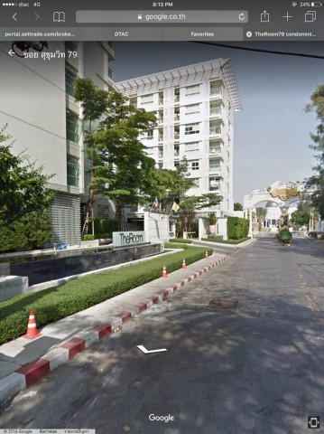 ให้เช่าคอนโด โครงการ the room sukhumvit 79  ใกล้บีทีเอสอ่อนนุช