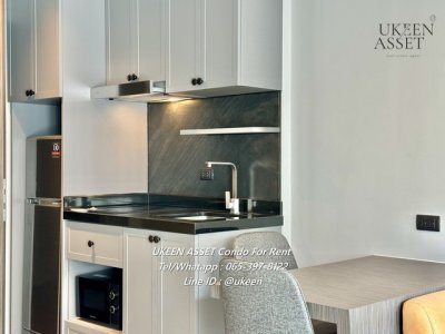 UK02-RC0006 ให้เช่า: Chamonix Condo ชาโมนิกซ์ ศรีราชา (สตูดิโอ) ราคาเช่า: 7300 บาท/เดือน นักศึกษาม.เกษตร เช่ากันเยอะมาก เดินทางสะดวก - รูปที่ 4