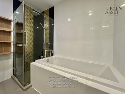 ให้เช่าพลัสคอนโด ศรีราชา ติดสวน ห้องริมสุด ติดโรงเรียนอัสสัมชัน ศรีราชา ราคา 8,500 บาท/เดือน | 33 ตร.ม. - รูปที่ 8