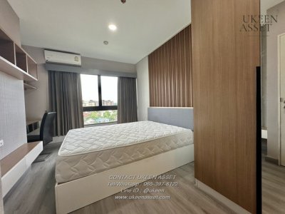 ให้เช่าพลัสคอนโด ศรีราชา ติดสวน ห้องริมสุด ติดโรงเรียนอัสสัมชัน ศรีราชา ราคา 8,500 บาท/เดือน | 33 ตร.ม. - รูปที่ 2
