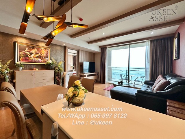 UK01-RC0058 ให้เช่าคอนโดมารีน่า เบย์ฟร้อนต์ ศรีราชา  ค่าเช่า 50,000 บาท / เดือน ขนาด 88 ตรม. ชั้น 11 | 2 ห้องนอน 2 ห้องน้ำ