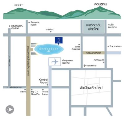 ให้เช่า N8 Serene Lake เชียงใหม่ 40 ตร.ม. ห้องมุม ตึก A ชั้น 2 ฿17,500/เดือน - รูปที่ 8