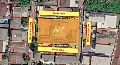 ที่ดินแปลงใหญ่ พร้อมสิ่งปลูกสร้าง บ้านเดี่ยว บนเนื้อที่ 280 ตร.ว. ซอยทานสัมฤทธิ์ 20-21 ราคาเพียง 59,000 บาท/ตารางวา ราคาเทียบเท่าที่ดินเปล่า