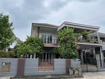 บ้านเดี่ยว 2 ชั้น หลังใหญ่ เฟอร์นิเจอร์ครบ บรรยากาศเงียบสงบ หางดง