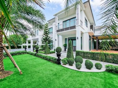 ให้เช่าบ้านเดี่ยวหลังมุม 210 ตรว. 5 ห้องนอน โครงการ Perfect Masterpiece สุขุมวิท77 (Size ใหญ่สุด) ใกล้สนามบินสุวรรณภูมิ - รูปที่ 2