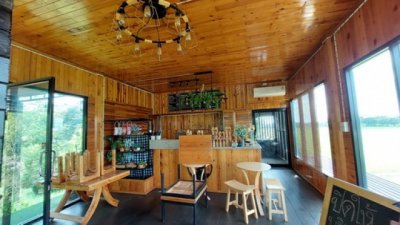 ที่ดินพร้อมสิ่งปลูกสร้าง 13-3-19.8 ไร่ มีร้านกาแฟพร้อมดำเนินกิจการต่อ ต. ท่าช้าง อ.พรหมพิราม จ. พิษณุโลก - รูปที่ 5
