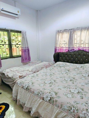 บ้านเดี่ยวชั้นเดียว 1-2นอน MegaHome โรจนะ 1.5กม. ตลาดจอมพล 800 ม 2 น้ำ ใกล้ทะเลทองโรจนะที่ดิน 56 ตร.ว220 ตร.ม. EV Charger - รูปที่ 4