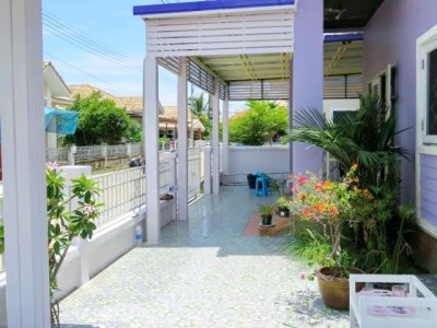 บ้านเดี่ยวชั้นเดียว 1-2นอน MegaHome โรจนะ 1.5กม. ตลาดจอมพล 800 ม 2 น้ำ ใกล้ทะเลทองโรจนะที่ดิน 56 ตร.ว220 ตร.ม. EV Charger - รูปที่ 5