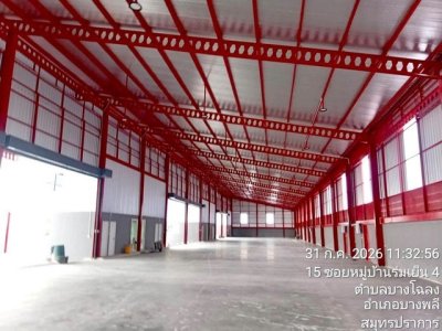 ให้เช่าโกดัง/โรงงาน 1,400 ตรม. บางนา-ตราด บางโฉลง สมุทรปราการ - รูปที่ 3
